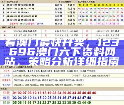 看澳门最快开奖，123696澳门六下资料网站，策略分析详细指南