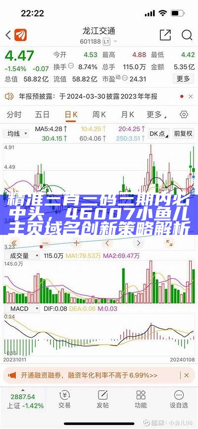 精准三肖三码三期内必中头，46007小鱼儿主页域名创新策略解析